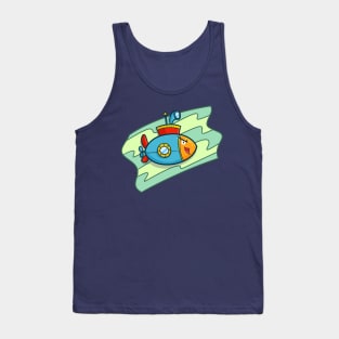 Cool Submarine Tank Top